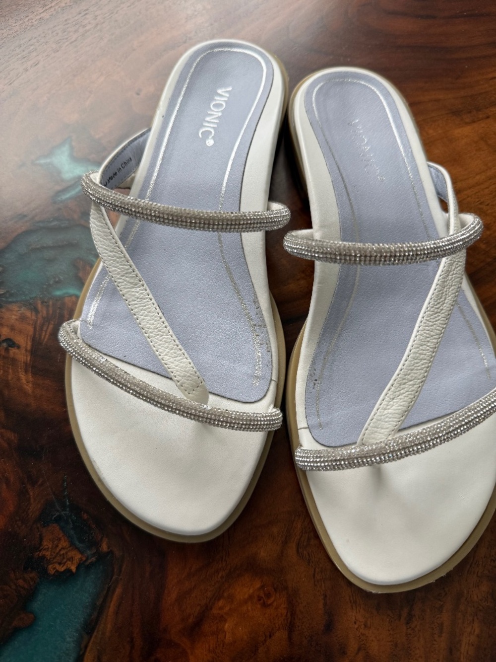 Bionic white Orthotic Sandles